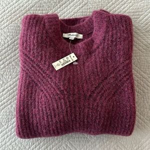 Madewell Plum Wool Sweater XXS